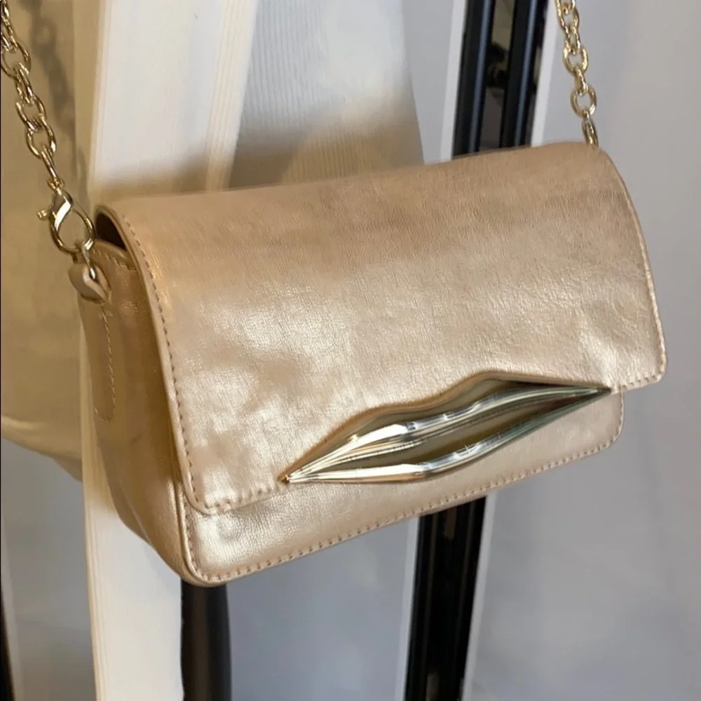 Diane Von Furstenberg DVF Carolina Lips Crossbody